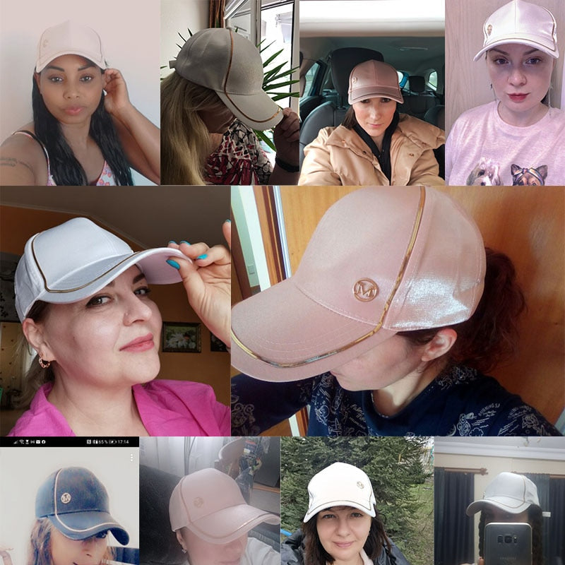 Boné Feminino de Cetim