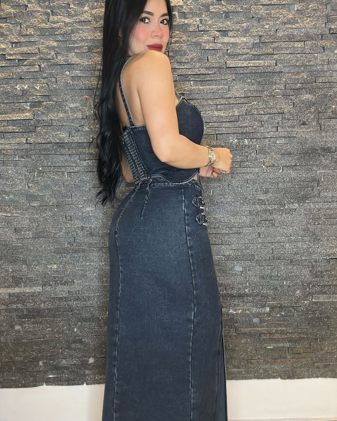 Conjunto Jeans Recortes