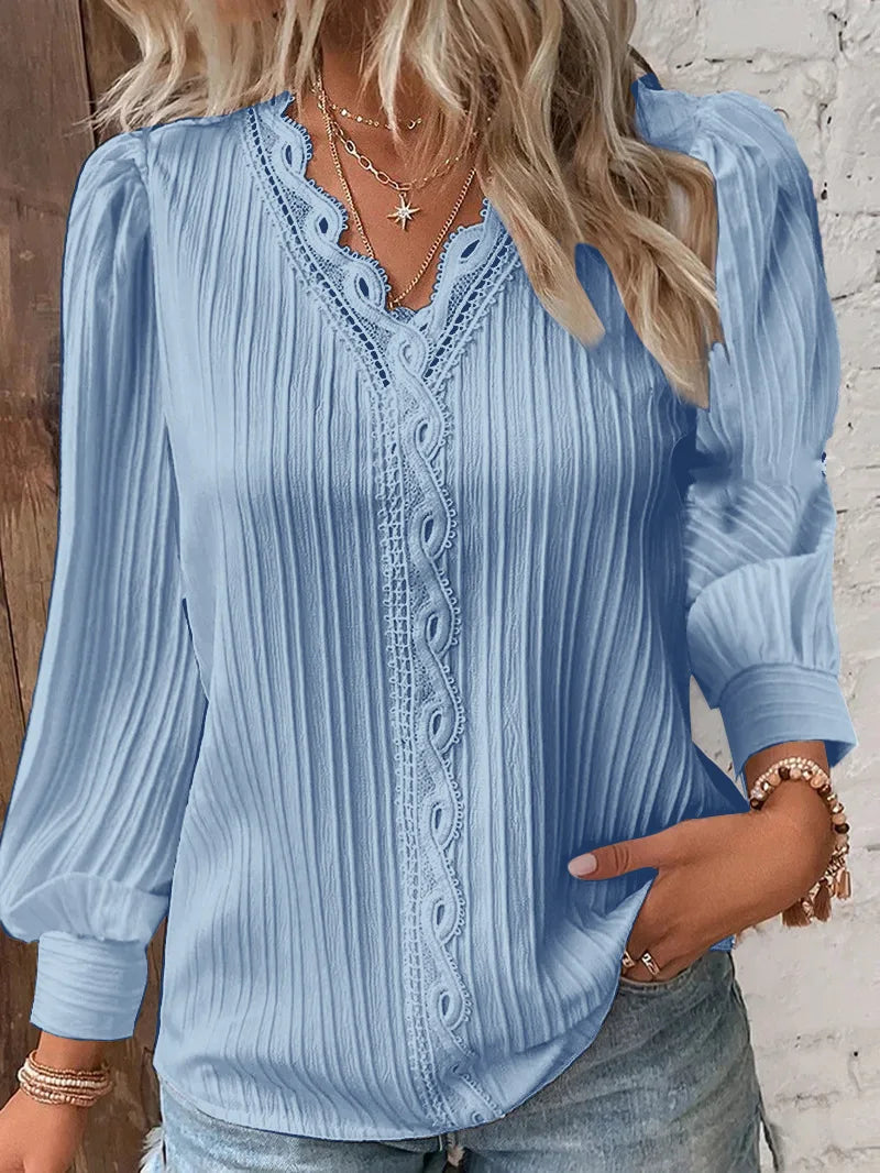 Camisa feminina elegante de verão