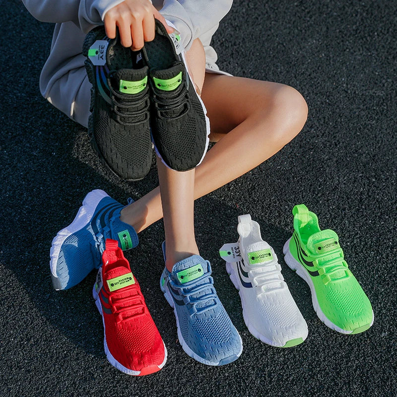 Tênis esportivos casuais femininos