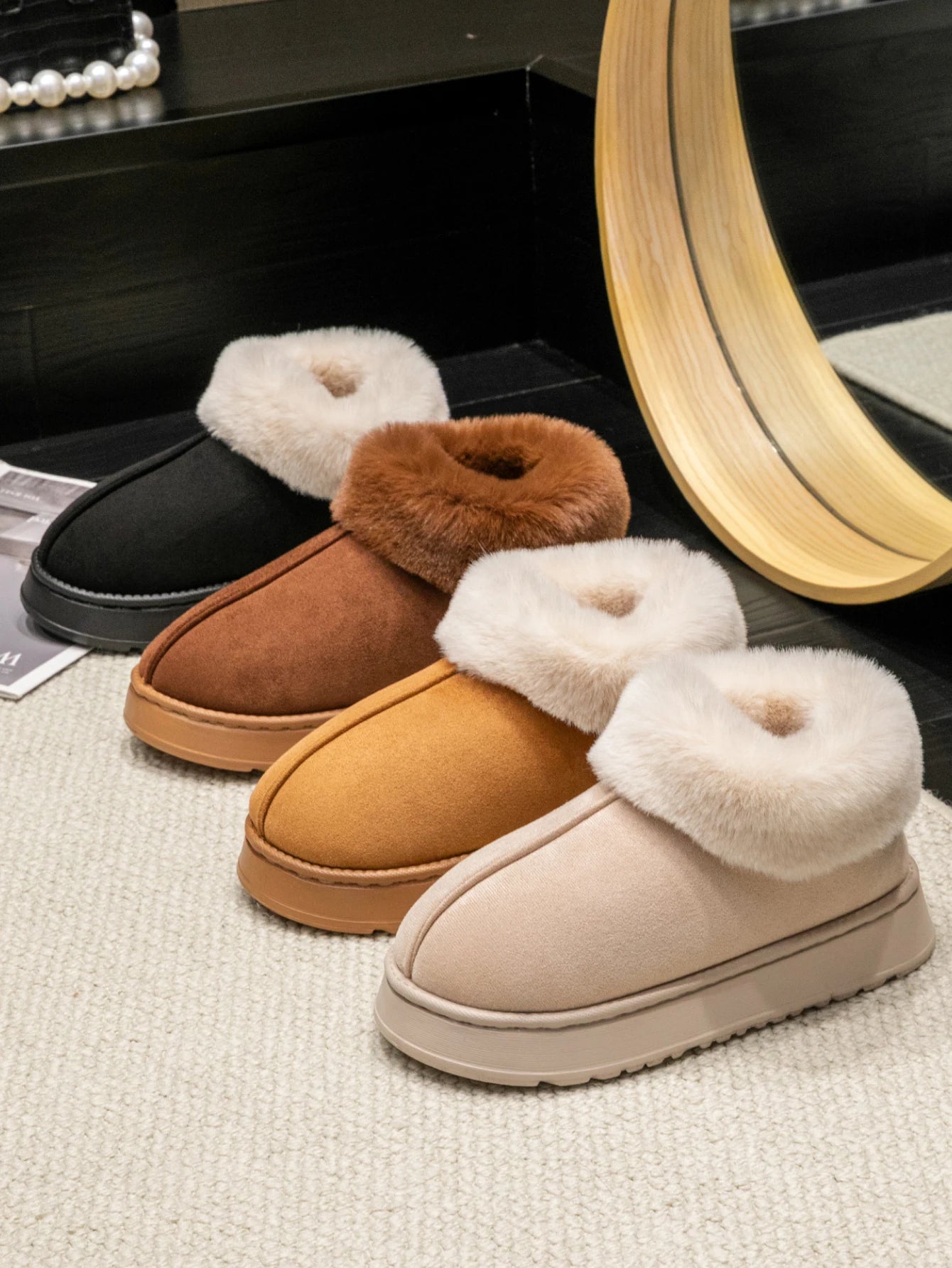 Botas de neve femininas