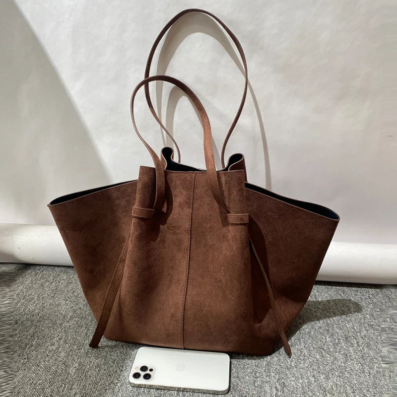 Bolsa Feminina de Couro Camurça Megan