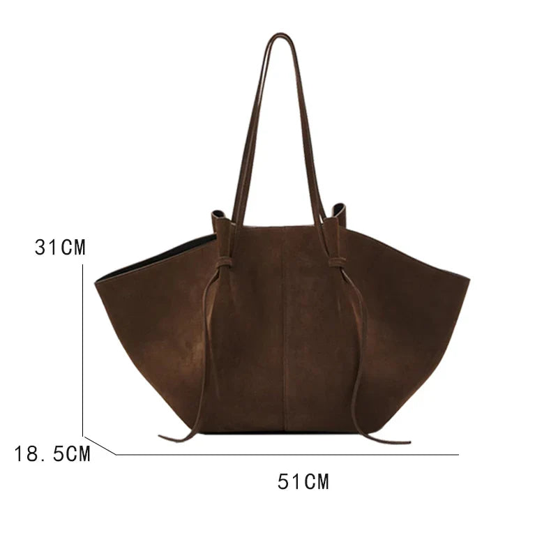 Bolsa Feminina de Couro Camurça Megan