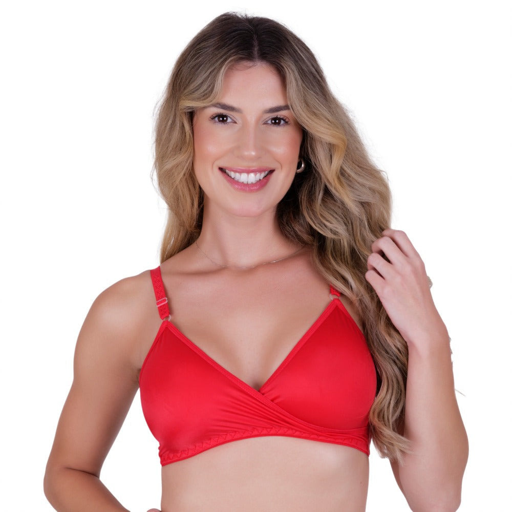 Sutiã Lady Trançado Microfibra