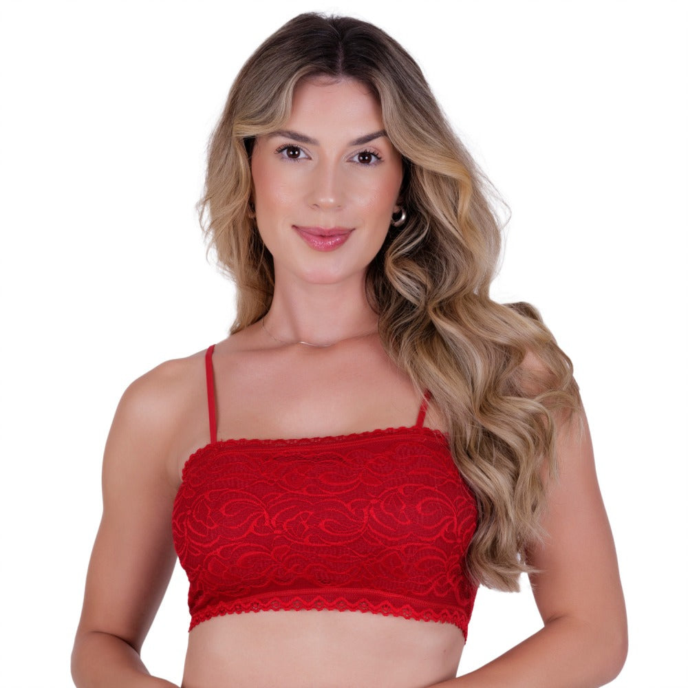 Top Renda sem Bojo Silké