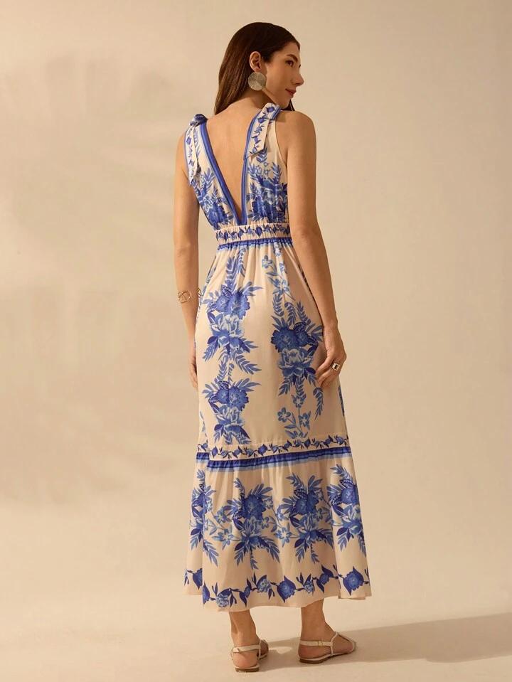 Vestido Floral Longo
