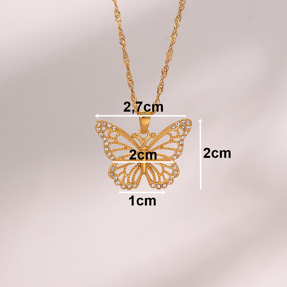 Mix Colar Borboleta + Chocker Fita