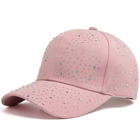 Boné Feminino Gotas de Diamante