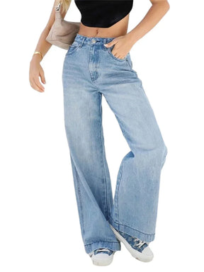 Calça jeans feminina cintura alta