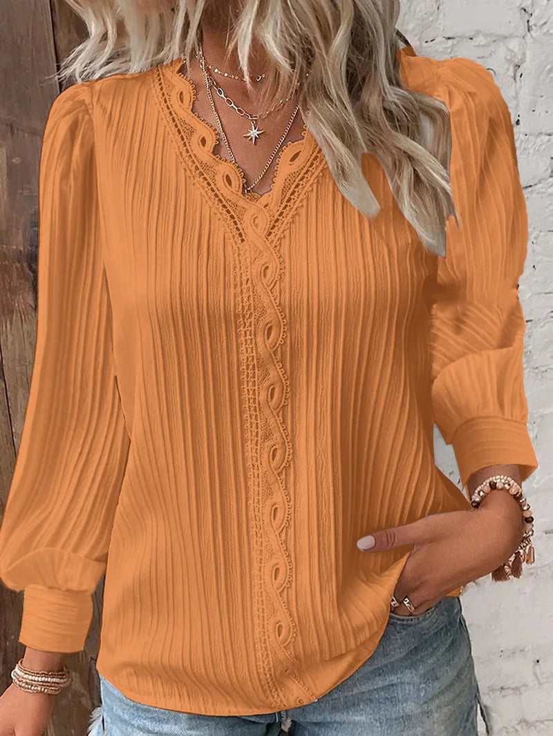 Camisa feminina elegante de verão
