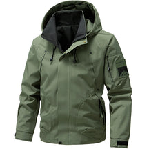 Jaqueta impermeável masculina ao ar livre softshell zip up jaqueta com capuz